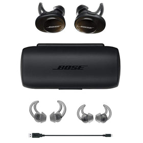 Bose SoundSport Free charging case offering up to 10 extra hours.