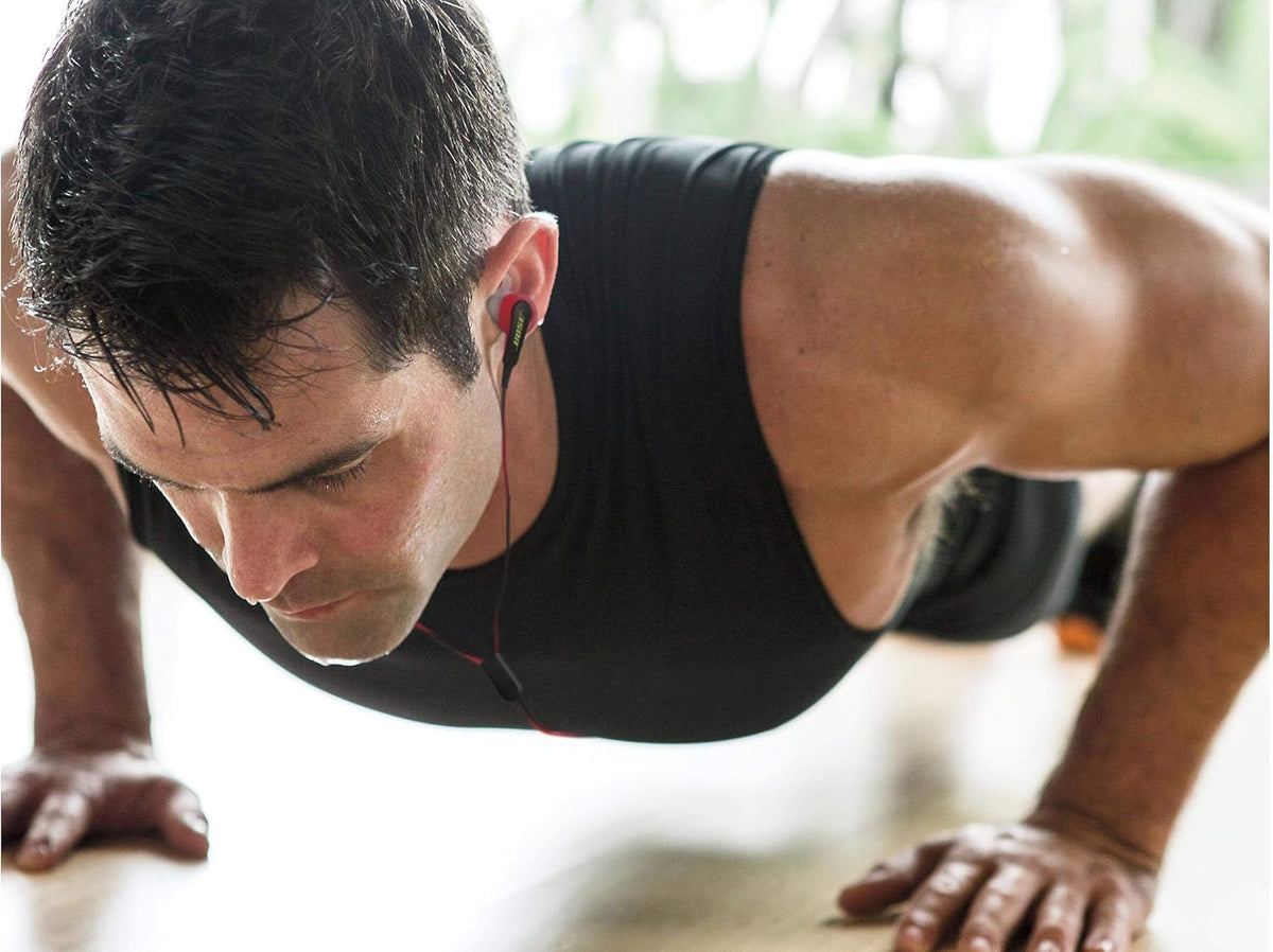 Bose SoundSport side profile highlighting sweat-resistant design for workouts
