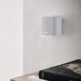 Bose Surround Speakers White compact design blends with decor while delivering rich sound.