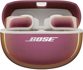 Bose Ultra Open Earbuds button controls for easy music and calls.