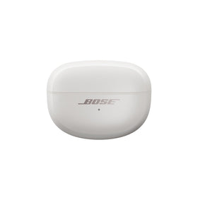 Bose Ultra Open Earbuds charging case in white with USB-C for quick recharging