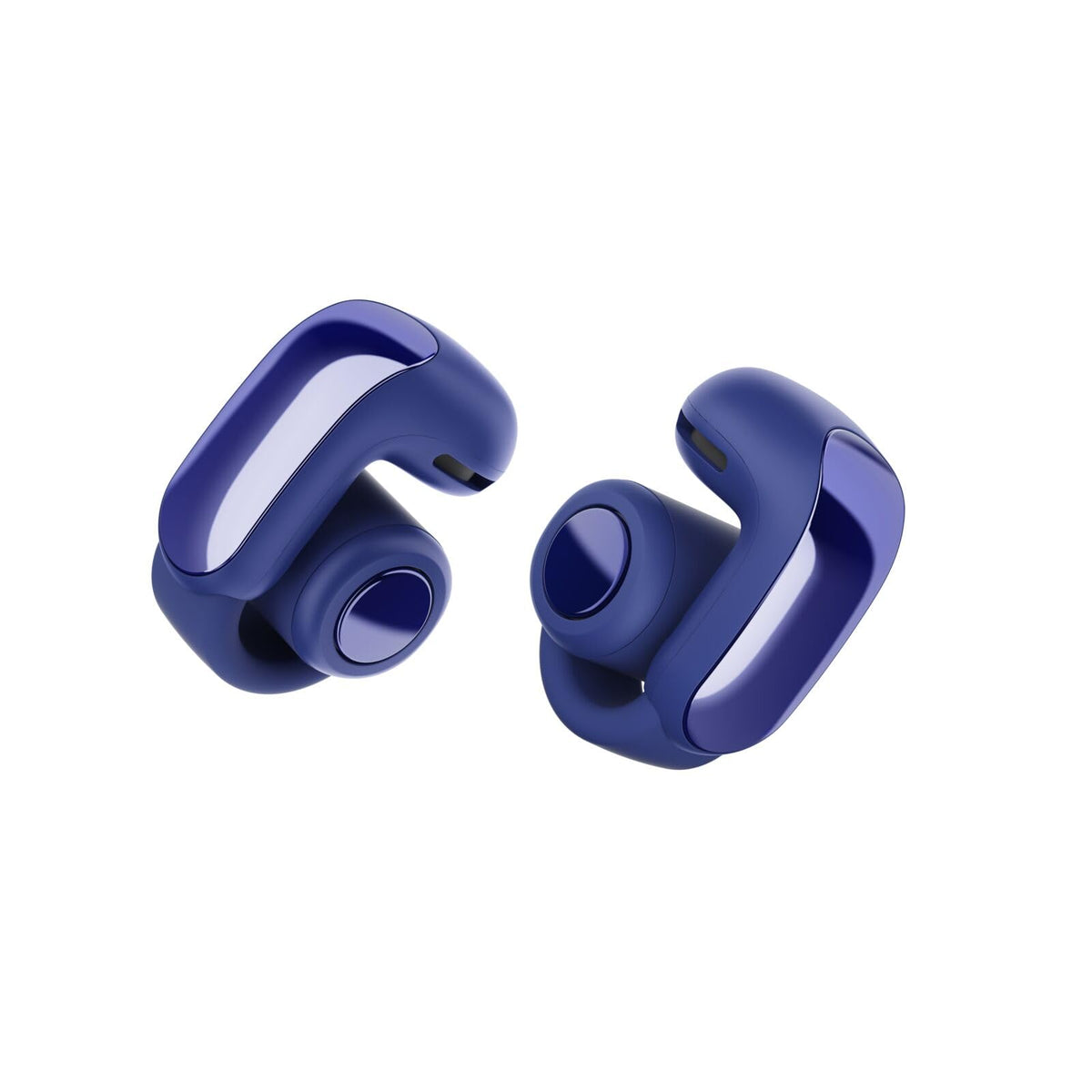 Bose Ultra Open Earbuds front view in Midnight Violet for comfortable all-day wear