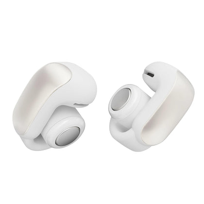Bose Ultra Open Earbuds open-ear design enables aware listening.