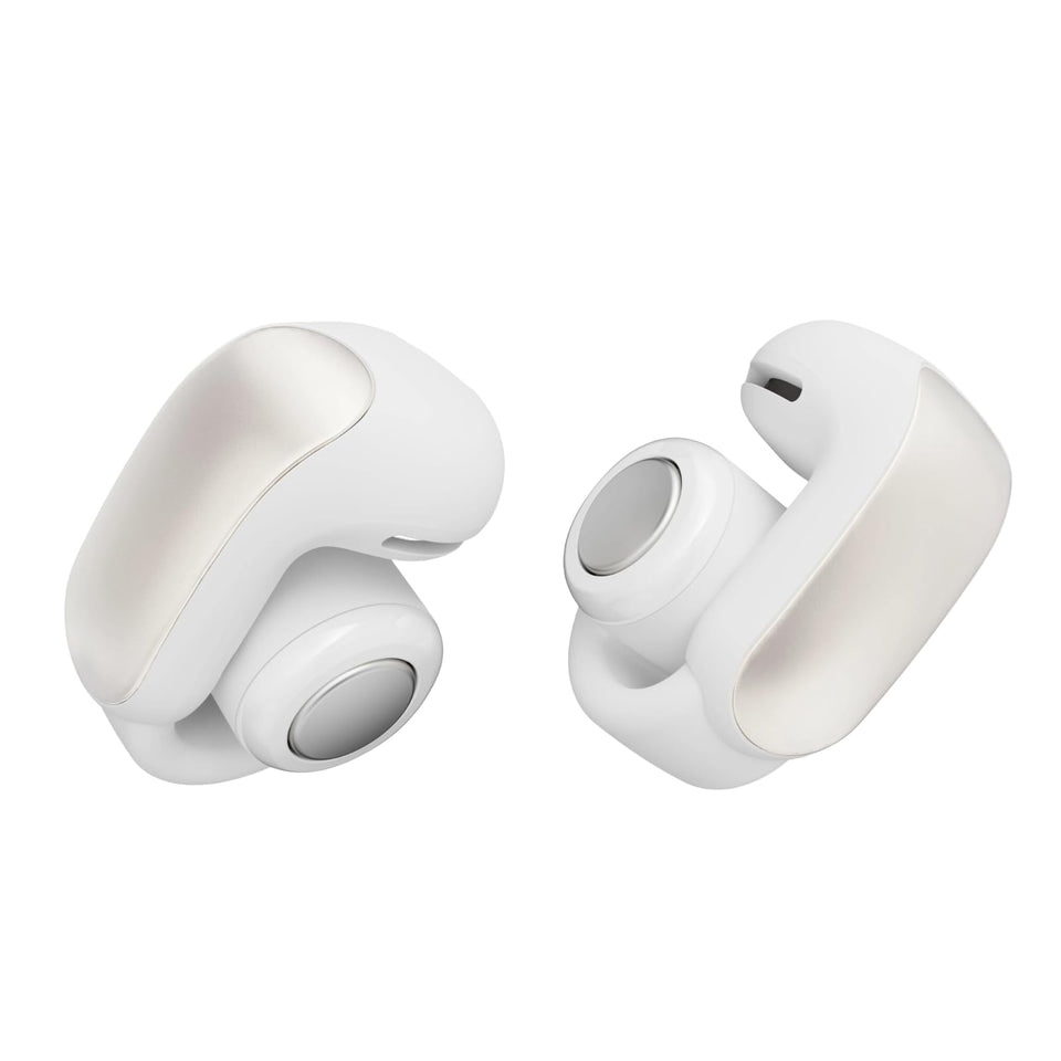Bose Ultra Open Earbuds open-ear design enables aware listening.