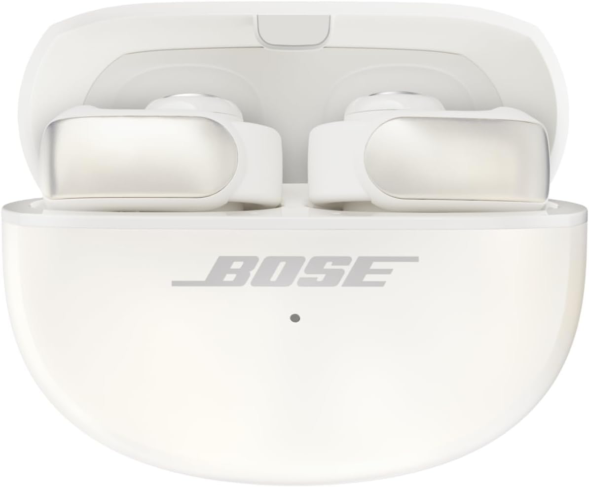 Bose Ultra Open Earbuds SimpleSync for private TV listening control.