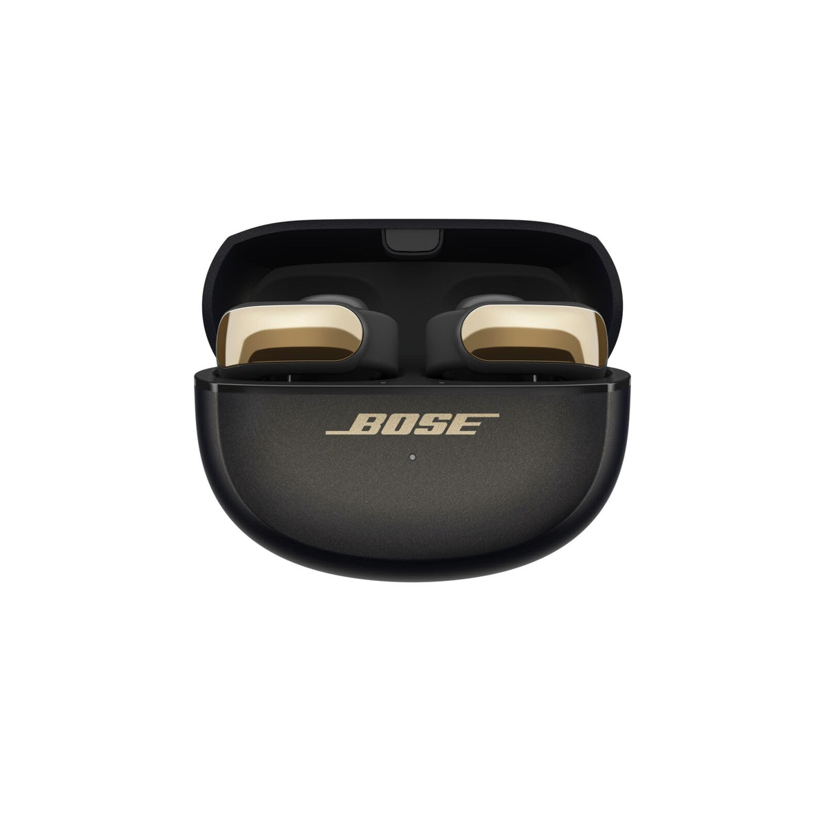 Bose SimpleSync TV setup with Ultra Open Earbuds for private listening.