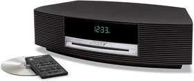 Bose Wave Music System renewed packaging signals trusted refurbished value.