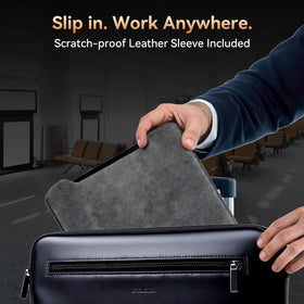 BOSII dual-monitor concept boosts multitasking in a busy workspace.