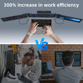 Bosii portable setup fits into travel bag for on-the-go work anywhere