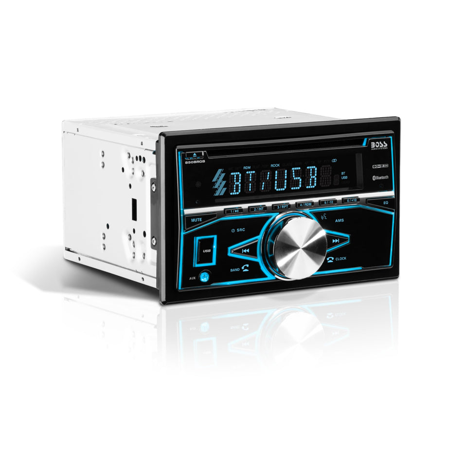 Boss Audio 850BRGB double‑DIN front panel for versatile media playback