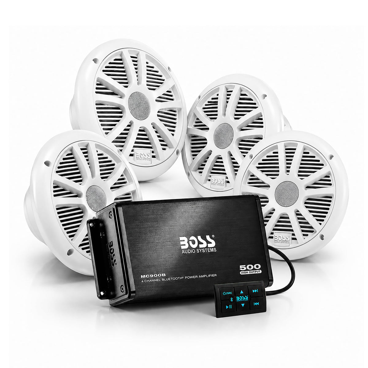 Boss Audio ASK904B.64 marine 6.5-inch speakers for vivid outdoor sound