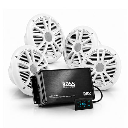 Boss Audio ASK904B.64 marine 6.5-inch speakers for vivid outdoor sound