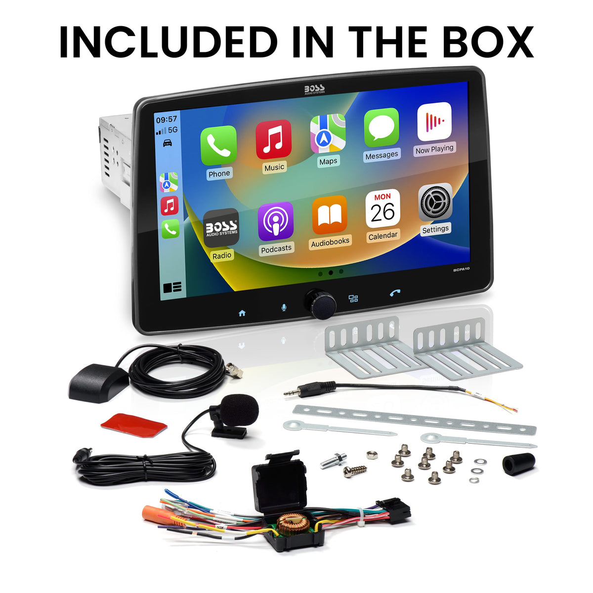 BCPA10 includes external microphone and outputs for clear audio.