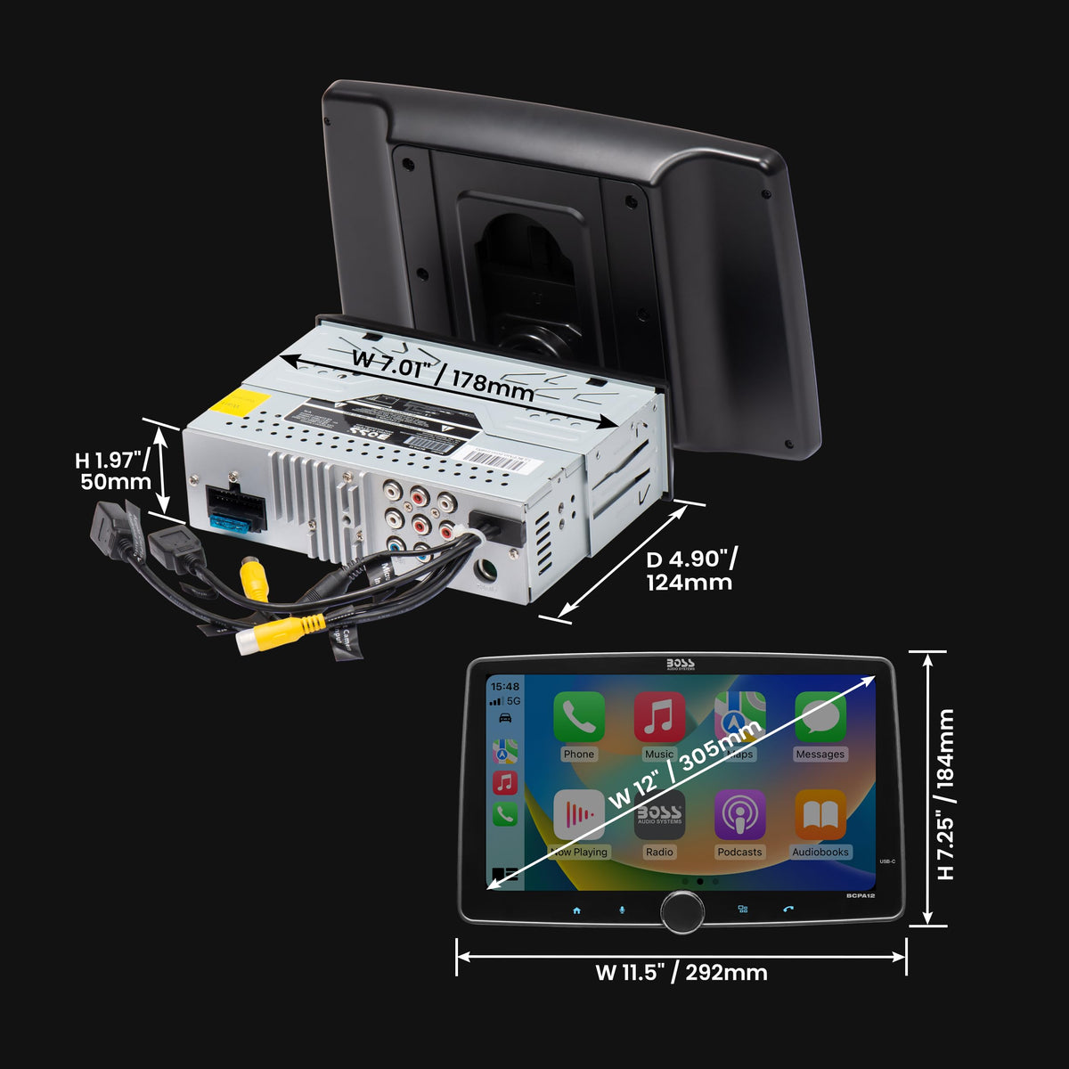 BCPA12 Bluetooth hands-free calling and music streaming