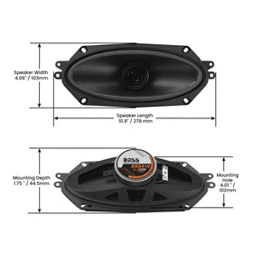 BRS410 mounting-depth-2-3in illustrates slim profile for tight spaces in doors.