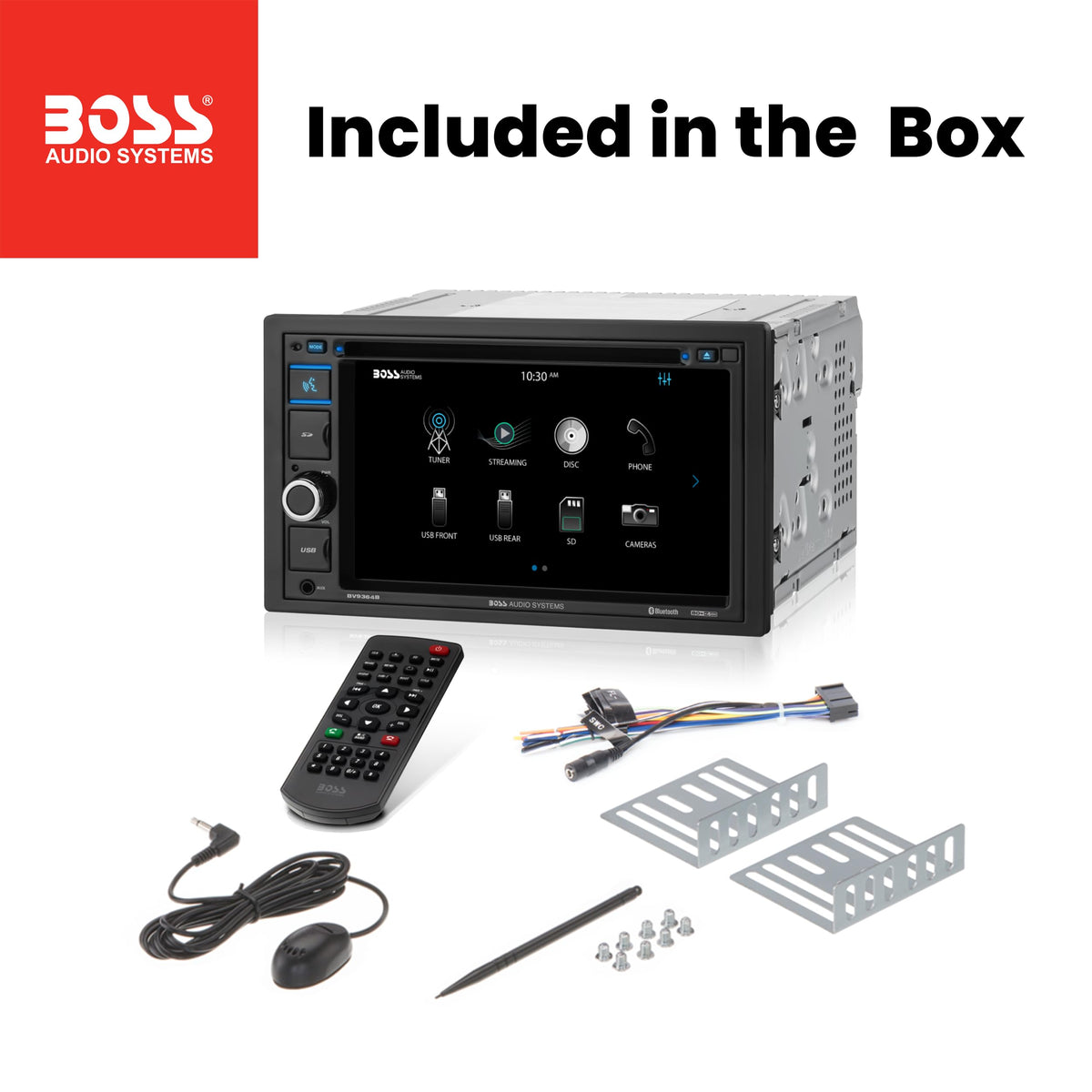 BOSS BV9364B built-in EQ presets tailor sound to your ride