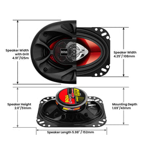 BOSS CH4620 door-mount area shows clean fitment and upgrade potential