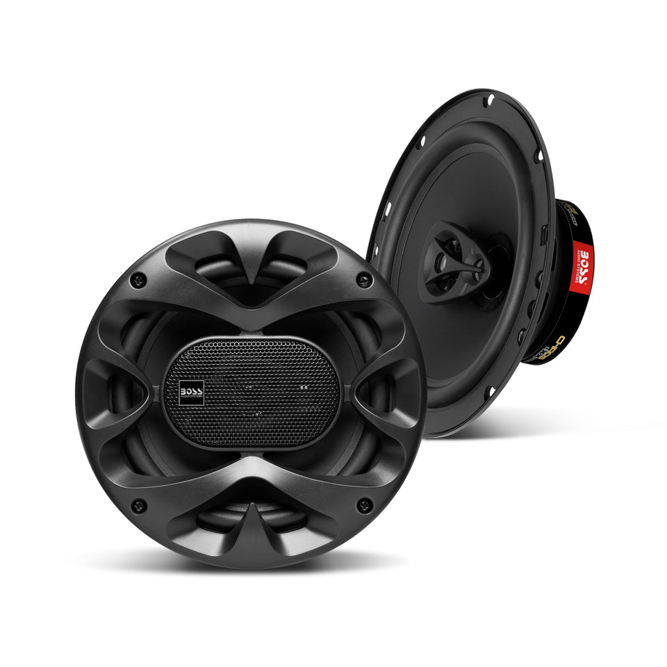 BOSS Audio CH6530B front door speakers improve daily driving sound clarity.