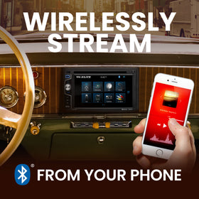 Boss Audio Elite BV755BLC Bluetooth hands-free calling for safer driving.