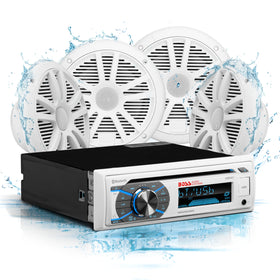BOSS Audio MCK508WB front panel for intuitive water navigation