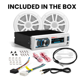 Front and rear pre-amp outputs shown for flexible speaker wiring