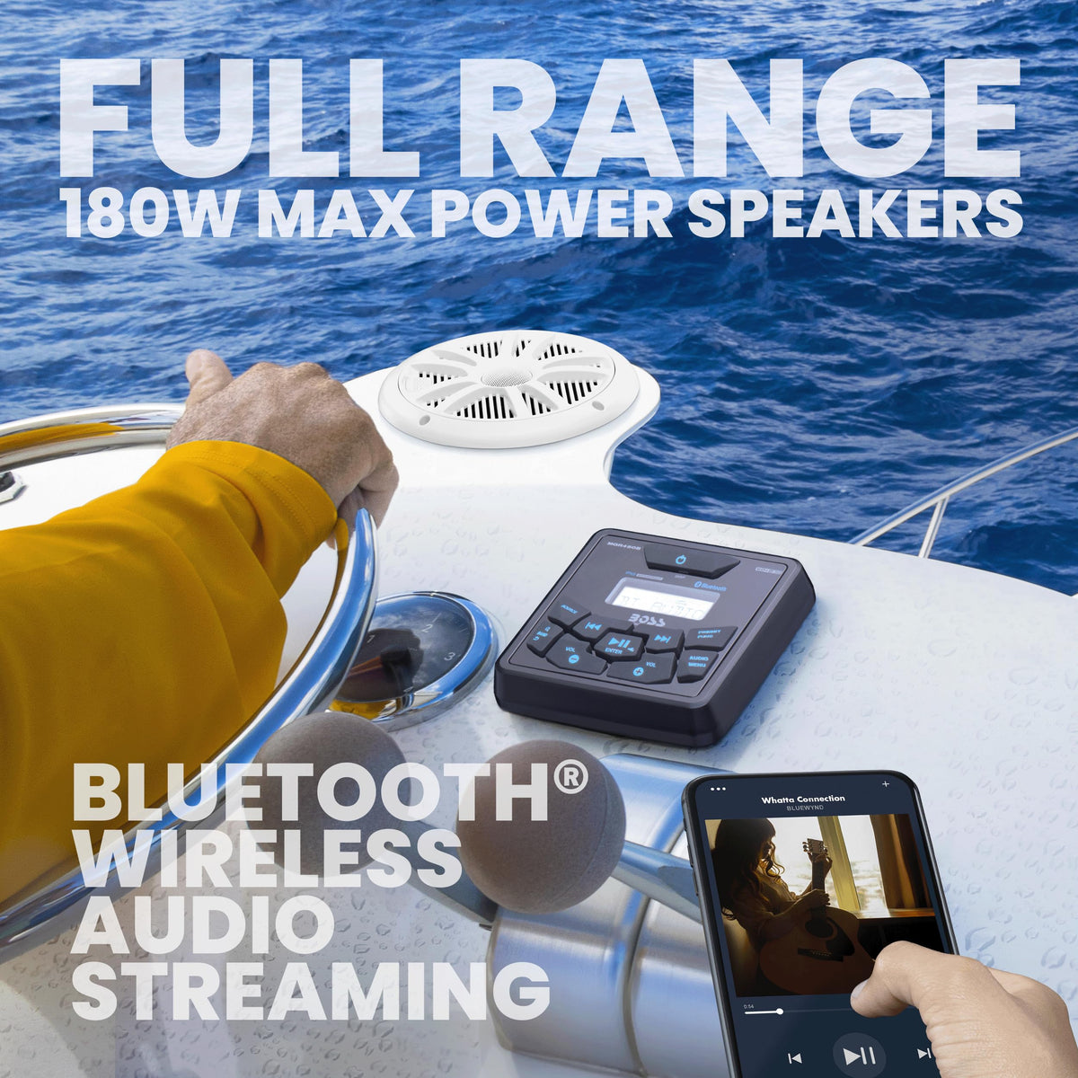 Bluetooth streaming with the BOSS Audio MCKGB450W6 head unit