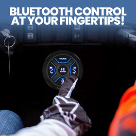 Aux-In input on the MGR250B for easy smart device connections