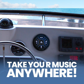 MGR250B built-in amplifier ready to deliver clear boat audio