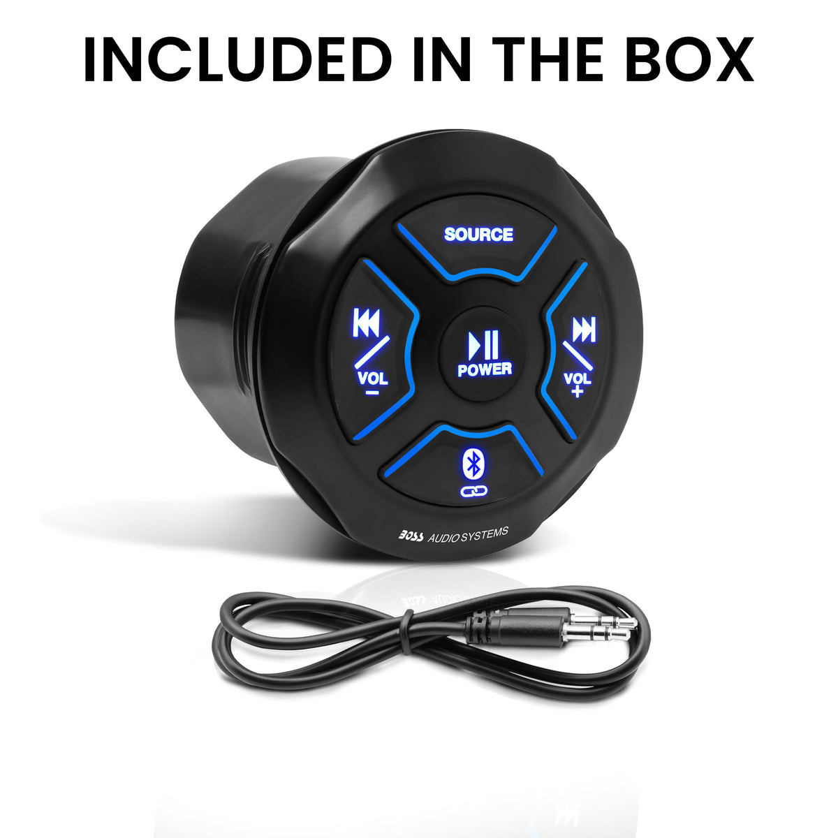 Illuminated soft-touch buttons on the MGR250B for easy use in dim light