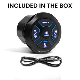 Illuminated soft-touch buttons on the MGR250B for easy use in dim light