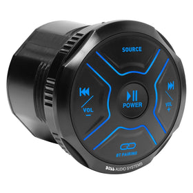 USB port charging on the MGR250B keeps devices powered at sea