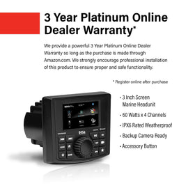 BOSS MGV520B USB and AUX inputs simplify connecting phones and MP3 players