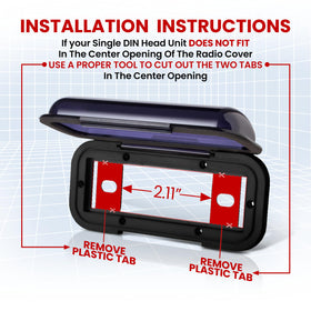Sealed gasket detail on BOSS MRC5B marine cover for waterproof protection