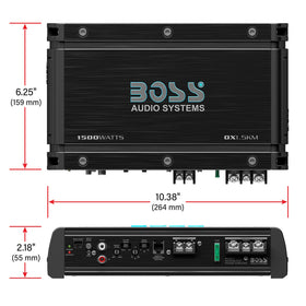 BOSS Audio OX1.5KM low and high level input options for versatile connections
