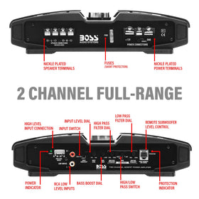 BOSS Audio PT1000 remote control for convenient tuning on the go