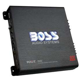 BOSS Audio R4002 front panel view showing clean controls for easy setup