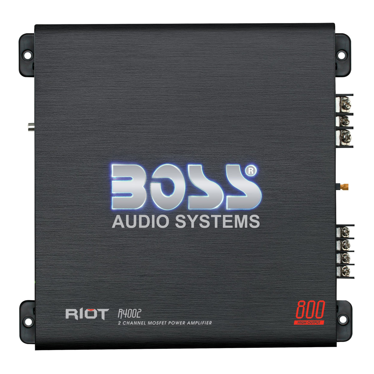 BOSS Audio R4002 remote subwoofer control for on-the-go bass tweaks