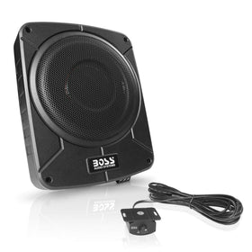 Boss Audio Systems BAB10 built-in amplifier powers bass in a compact unit for tight spaces