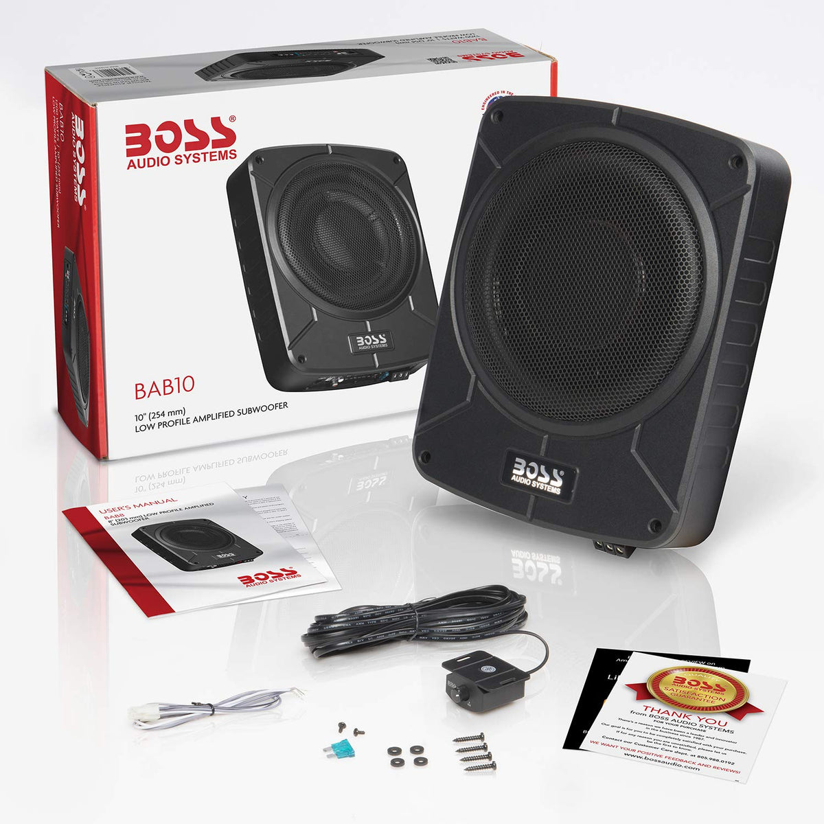 Boss Audio BAB10 variable bass boost tailors the low end for different music styles