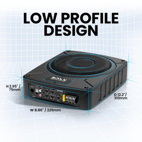 BOSS BAB8 high and low level inputs for easy factory radio integration.