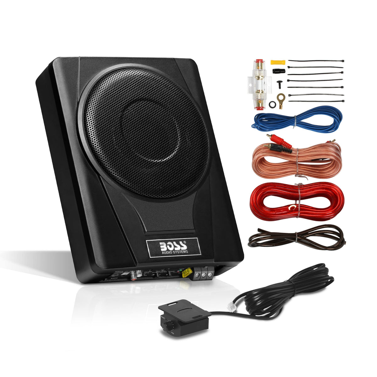 BOSS Audio Systems BASS8K under-seat wiring kit for space-saving car installs