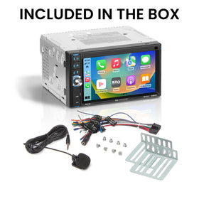 Front, rear, and subwoofer pre-amp outputs for upgraded sound.