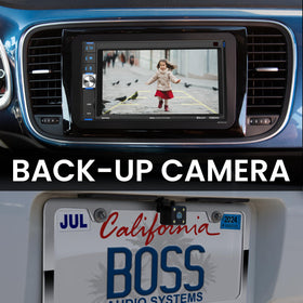 BCP62-RC Backup camera-ready for easier parking and rear visibility