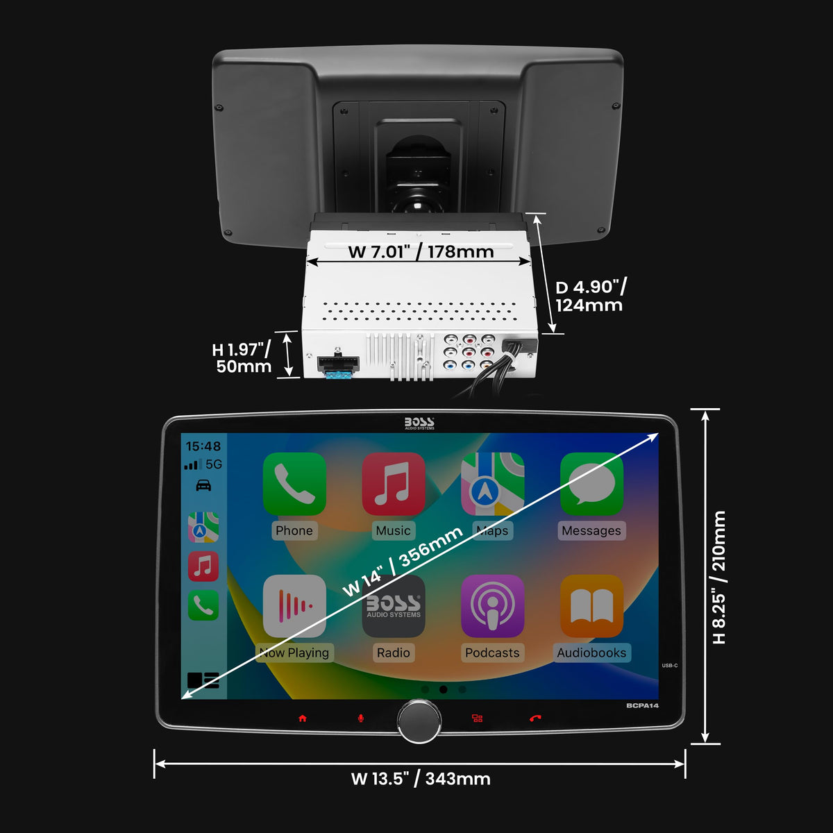 IPS LCD and 14-inch display deliver vibrant color and wide viewing angles.