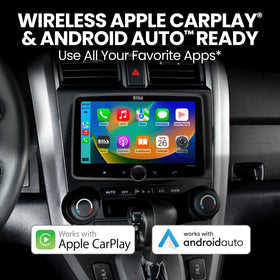 BOSS Audio Systems BCPA8 Android Auto compatibility for easy on-road control.
