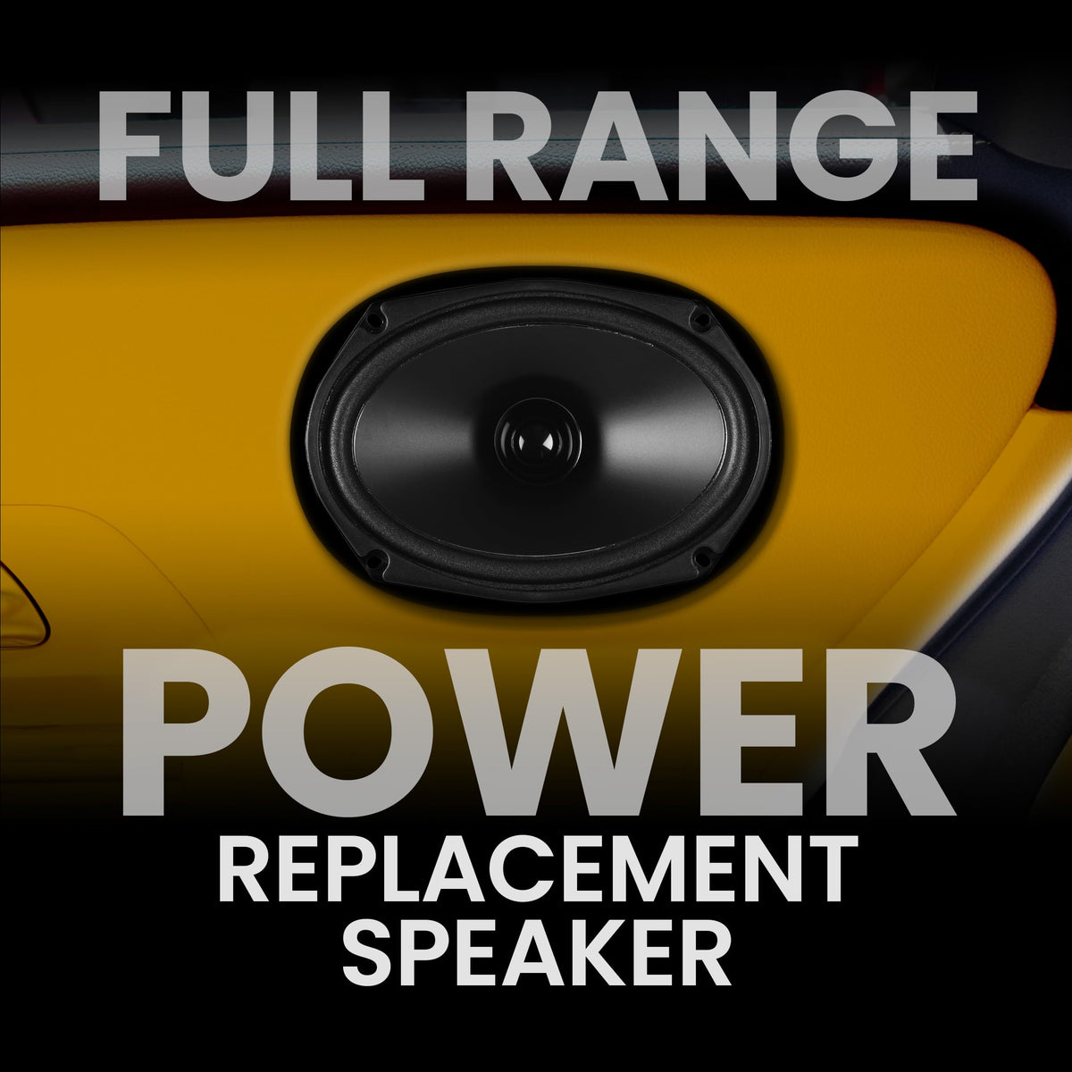 BOSS Audio Systems BRS69 tweeter and midrange detail for crisp highs and clear mids