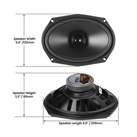 BOSS Audio Systems BRS69 warranty icon indicating a 3-year platinum coverage