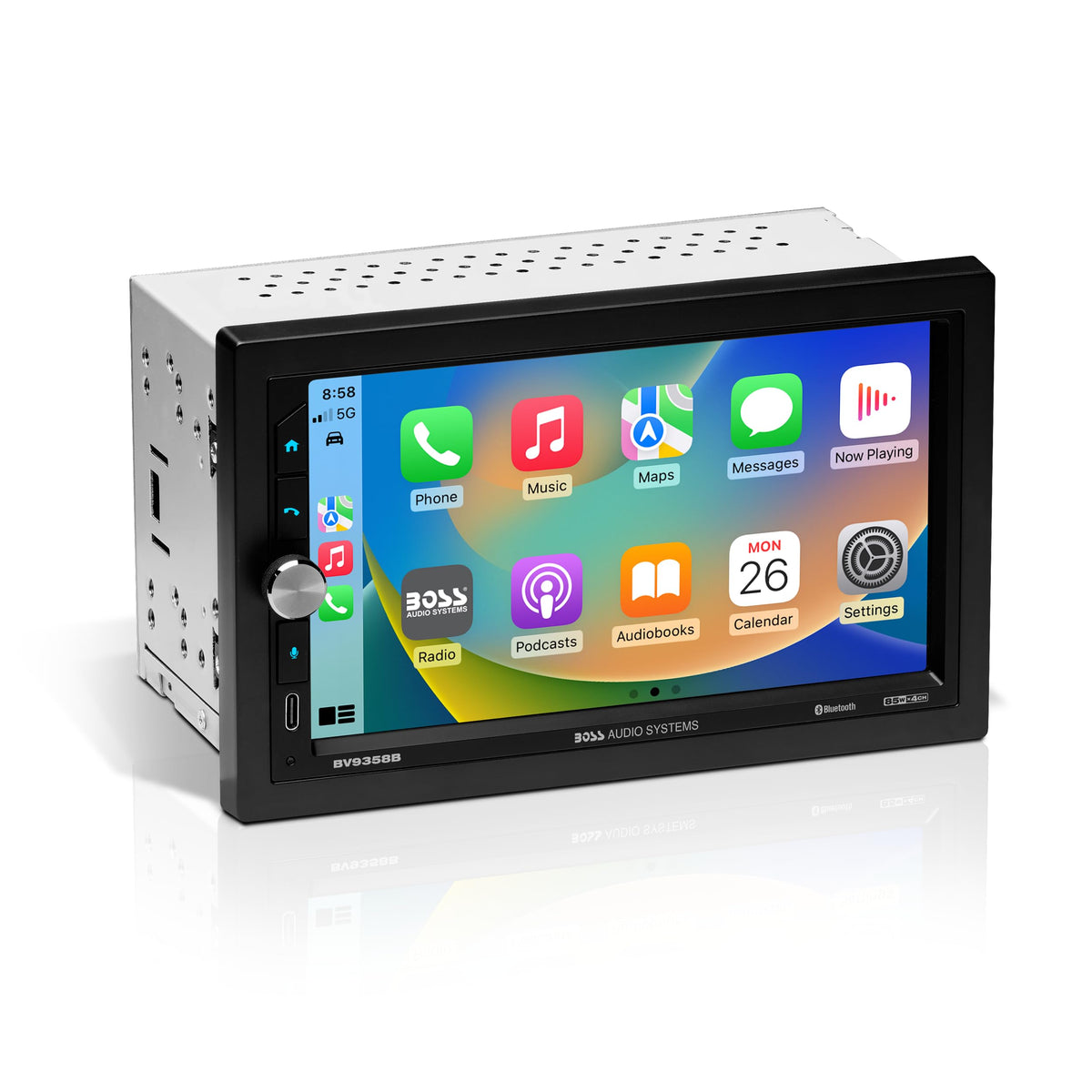 BOSS BV9358B 7-inch touchscreen interface for media control