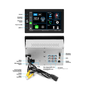 BOSS BV9358B AM/FM radio receiver for local stations
