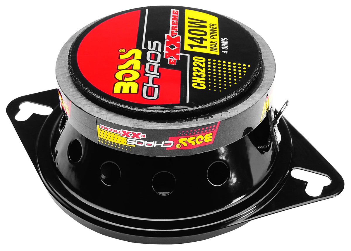 BOSS CH3220 back view showing mounting depth and hole pattern for easy install